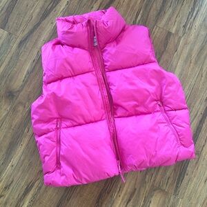 Old Navy Hot Pink Puffer Vest